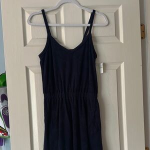 OFFLINE BY AERIE NAVY BLUE LOUNGE DRESS